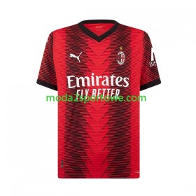 Koszulka AC Milan Domowe Stroje Piłkarskie 2023/24 Krótki Rękaw